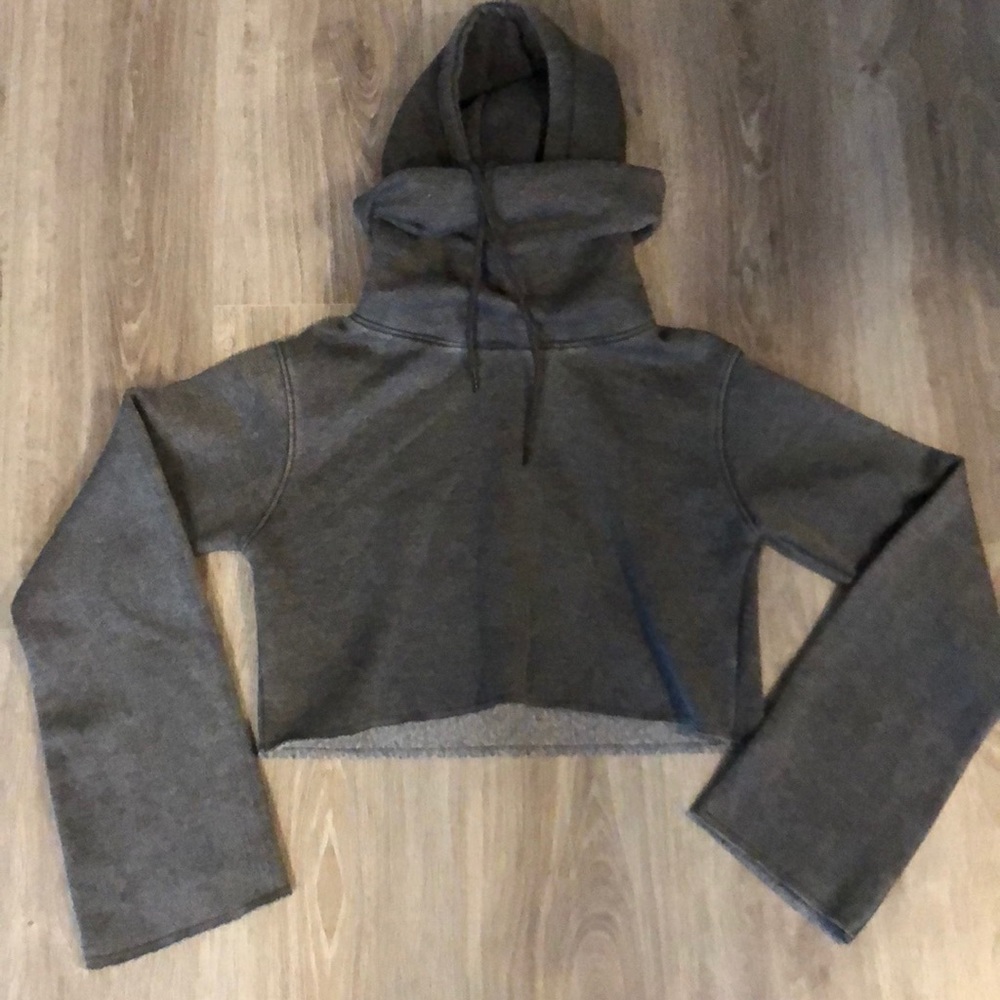Missguided cropped hoodie